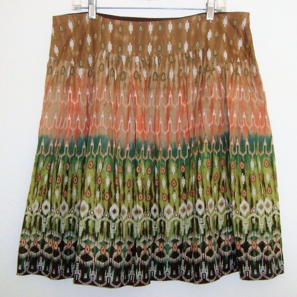 Sunny Leigh Dresses & Skirts - SUNNY LEIGH Colorful Cotton Skirt  Size 16